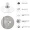 Premium Clear Suction Cups With Screws Set Of Strong PVC Suction Cup Hooks For Bathroom Kitchen 2