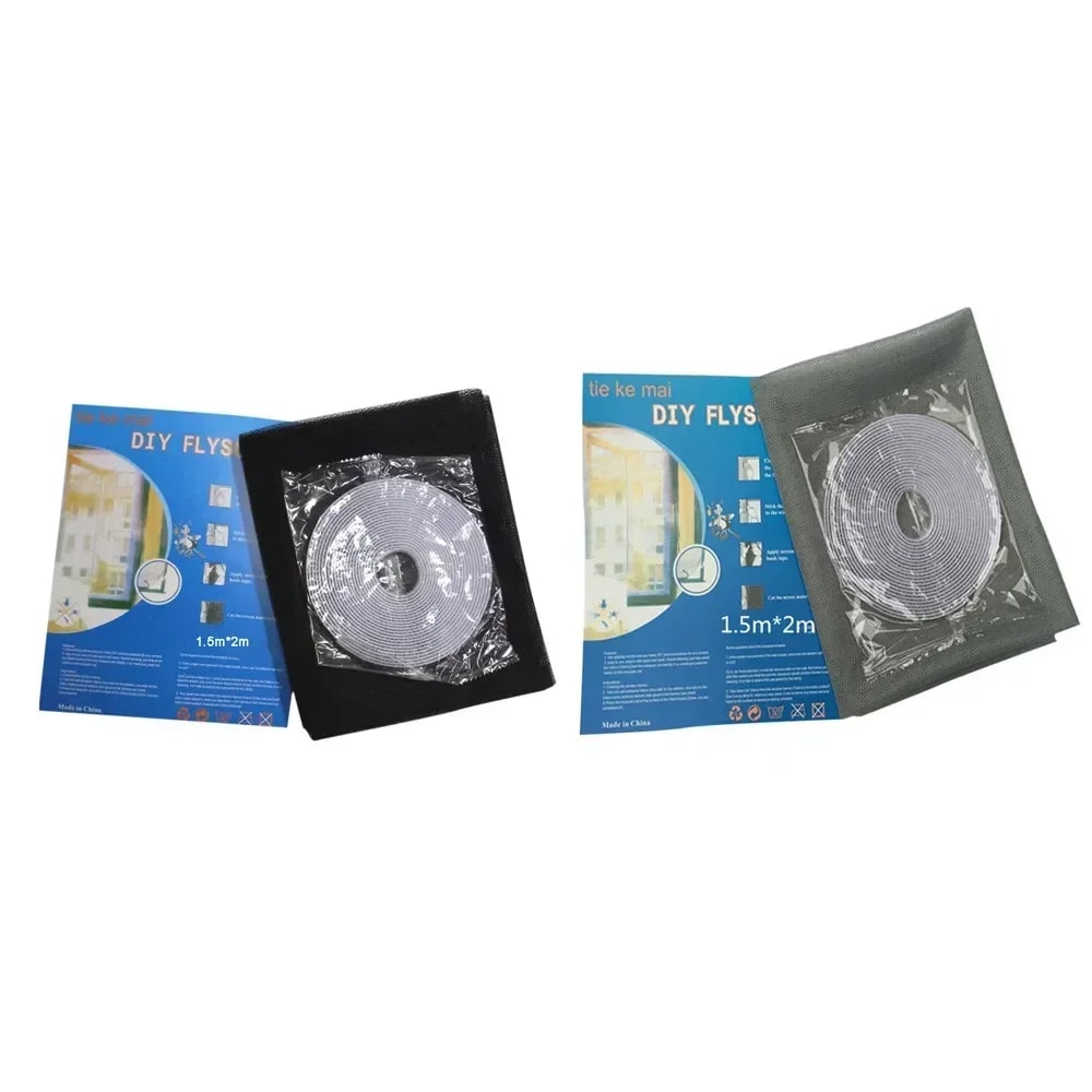 Premium Fly Screen Curtain for Doors & Windows Mesh Bug Mosquito Netting