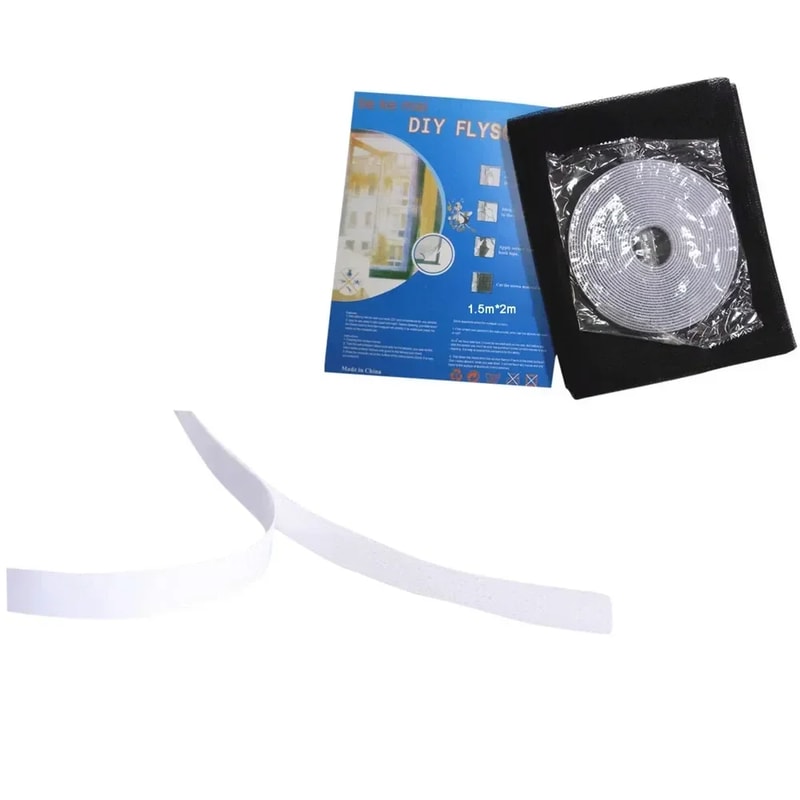 Premium Fly Screen Curtain for Doors & Windows Mesh Bug Mosquito Netting