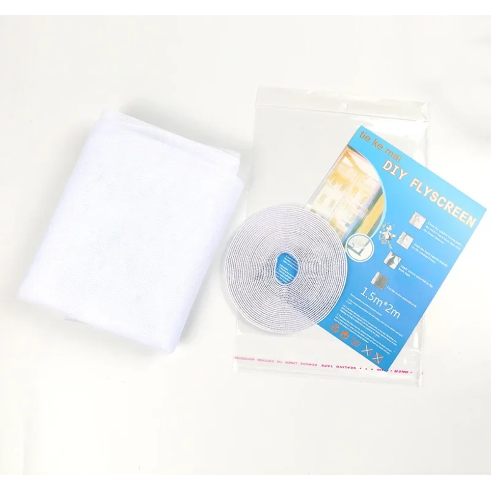 Premium Fly Screen Curtain for Doors & Windows Mesh Bug Mosquito Netting