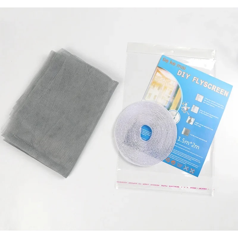 Premium Fly Screen Curtain for Doors & Windows Mesh Bug Mosquito Netting