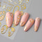 Elegant Floral Nail Stickers Glitter Self Adhesive Decals for Manicure