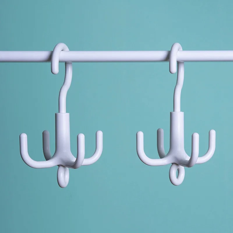 Rotary Claw Multi-Purpose Hook for Coats, Hats & Scarves