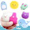 Mini Cartoon Animal Stress Relief Toys Party Favors Cute Squishy Set