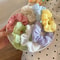 Deluxe Candy Color Hair Scrunchie Set Soft Elastic Hair Ties for Women & Girls