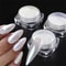 Mirror Chrome Holographic Nail Powde Ultra Fine Pearl Nail Art Pigment