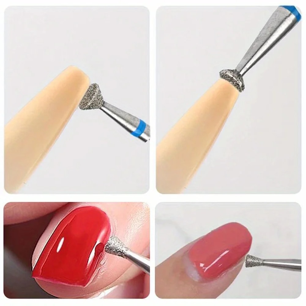 Professional Electric Nail Drill With Diamond Nail Bits Cuticle Cutter 1