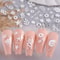 Mermaid Nail Stickers for Summer Beach Manicure Embossed Foils & Decals