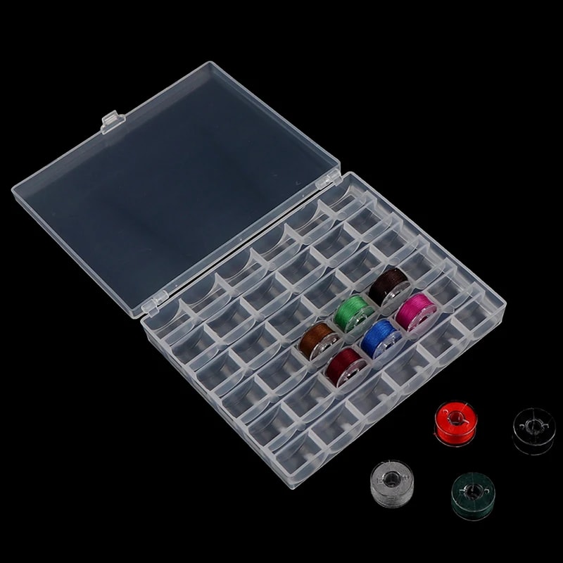 Premium Bobbins Storage Box Sewing Accessories & Knitting Needle Organizer