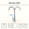 Premium Rotating Heavy Duty Faucet with Tool Free Installation