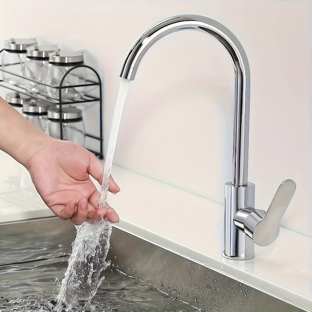 Premium Rotating Heavy Duty Faucet with Tool Free Installation