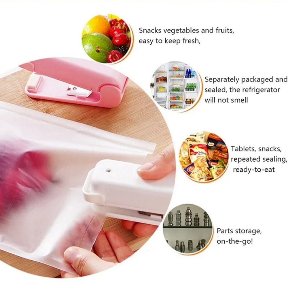 Mini Bag Sealer Portable Heat Sealer for Snack and Food Storage
