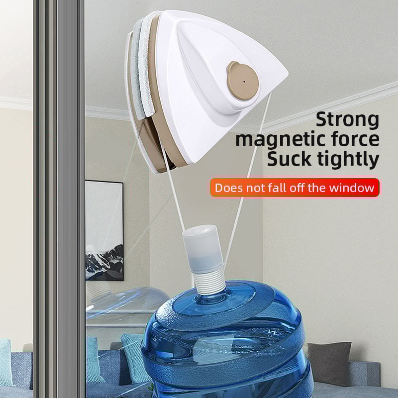 Magnetic DoubleSided Window Cleaner Brush For Streak Free Glass Cleaning 5