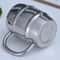 Double Wall Stainless Steel Camping Mug Insulated Beer Cup With Handle Portable Outdoor Coffee Cup 4