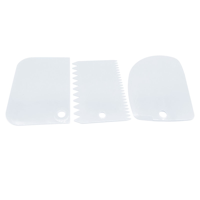 Piece Cake Scraper Set for Smooth & Textured Edges Fondant Tools & Cake Decorating Tools