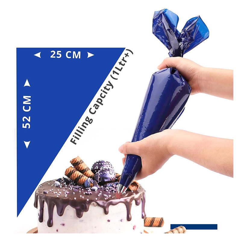 Extra Large Disposable Pastry Bags Set Heavy Duty Cake Decorating Bags