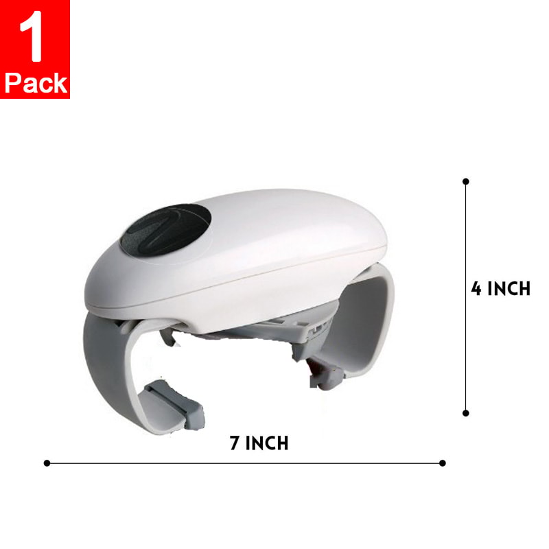 Automatic Electric Can Opener Safe Hands Free Jar and Bottle Opener Tool