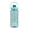 Liter Water Bottle with Straw and Time Marker for Fitness Hydration