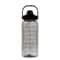 Liter Water Bottle with Straw and Time Marker for Fitness Hydration