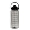 Liter Water Bottle with Straw and Time Marker for Fitness Hydration