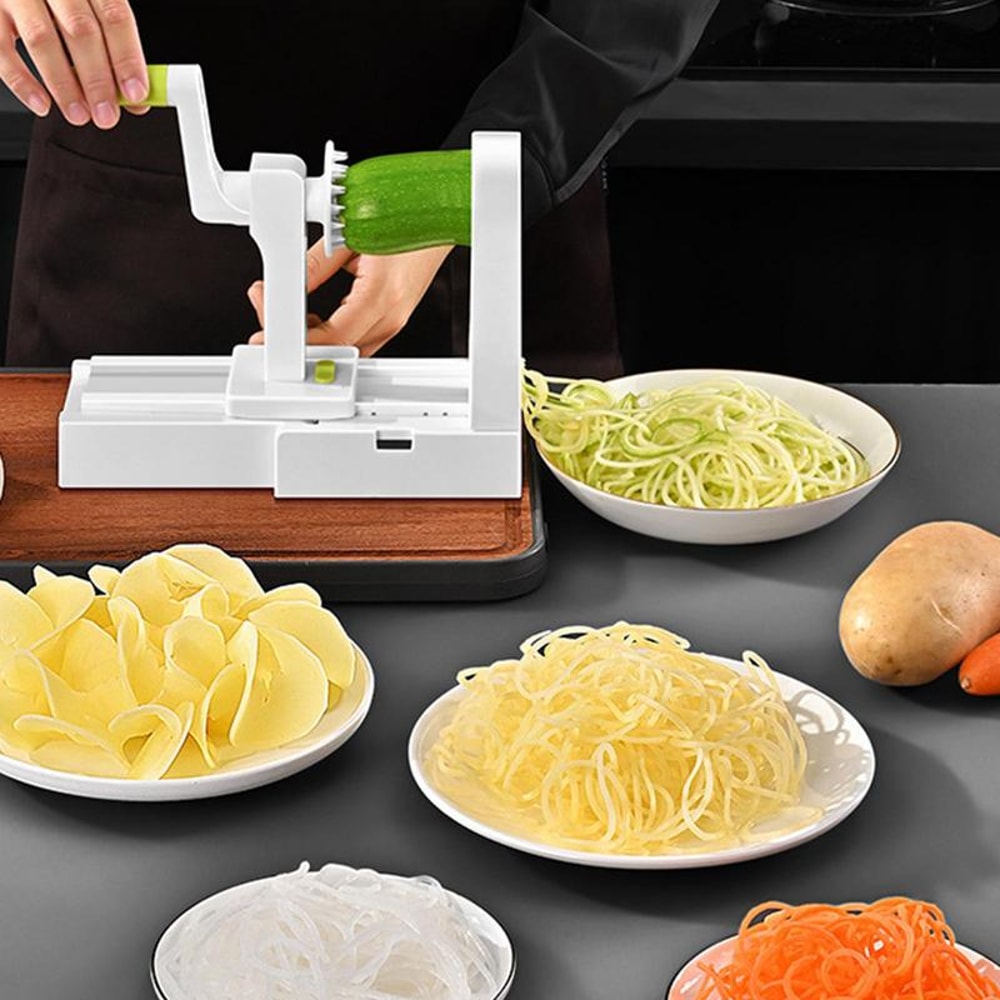 High Speed Spiral Vegetable Slicer Noodle Maker For Healthy Cooking 4