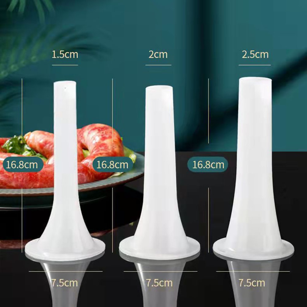 Manual Sausage Stuffer Kit Homemade Sausage Maker with Nozzles