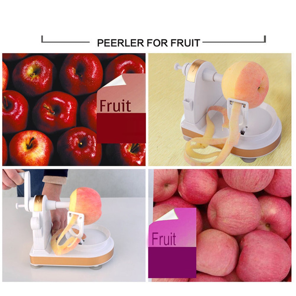 Hand Crank Apple Peeler Slicer Machine Stainless Steel Fruit Cutter