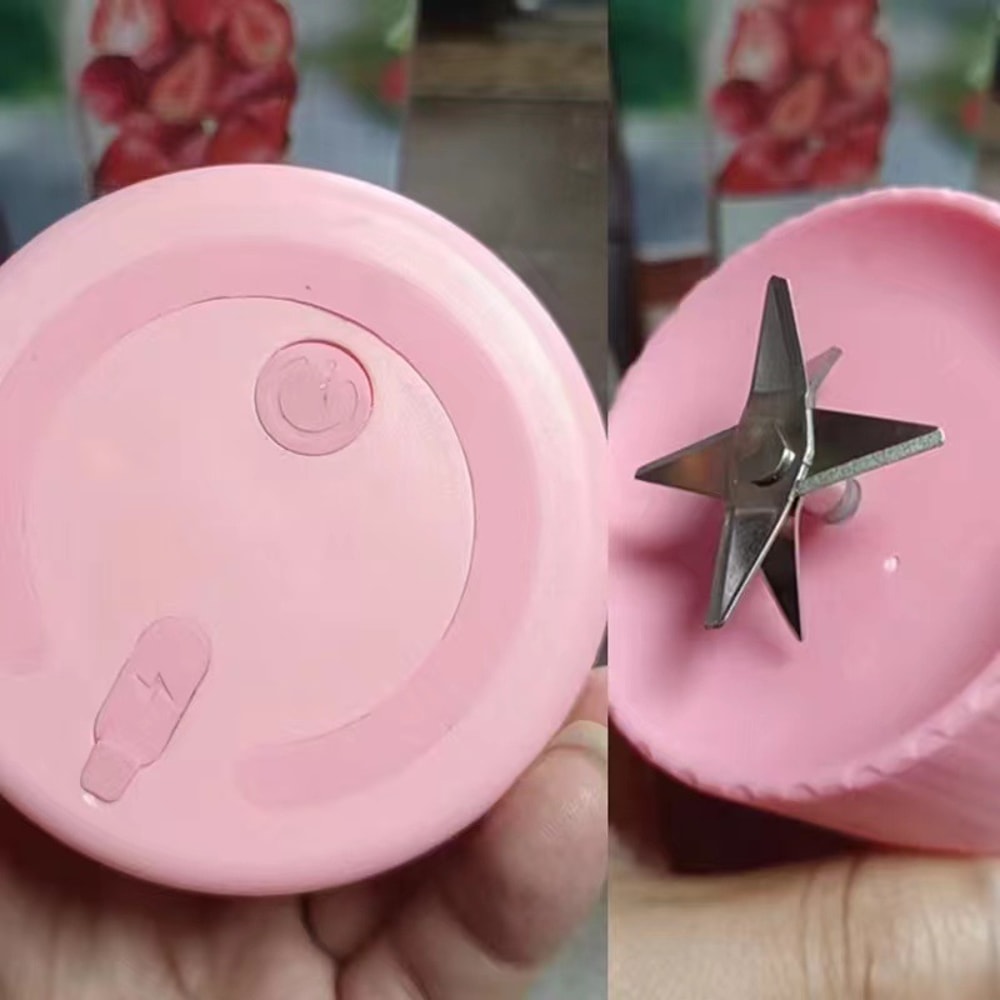 Portable Juicer Cup USB Rechargeable Mini Blender Bottle for Smoothies & Fresh Juice On the Go