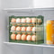 StackFlow Egg Storage Box Refrigerator Organizer With Egg Holder Dispenser And Fresh Keeping Tray 1