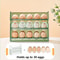 StackFlow Egg Storage Box Refrigerator Organizer With Egg Holder Dispenser And Fresh Keeping Tray 4