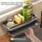 Self Draining Kitchen Sink Organizer Shelf with Faucet Storage Rack