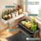 Self Draining Kitchen Sink Organizer Shelf with Faucet Storage Rack
