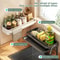 Self Draining Kitchen Sink Organizer Shelf with Faucet Storage Rack