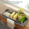 Self Draining Kitchen Sink Organizer Shelf with Faucet Storage Rack