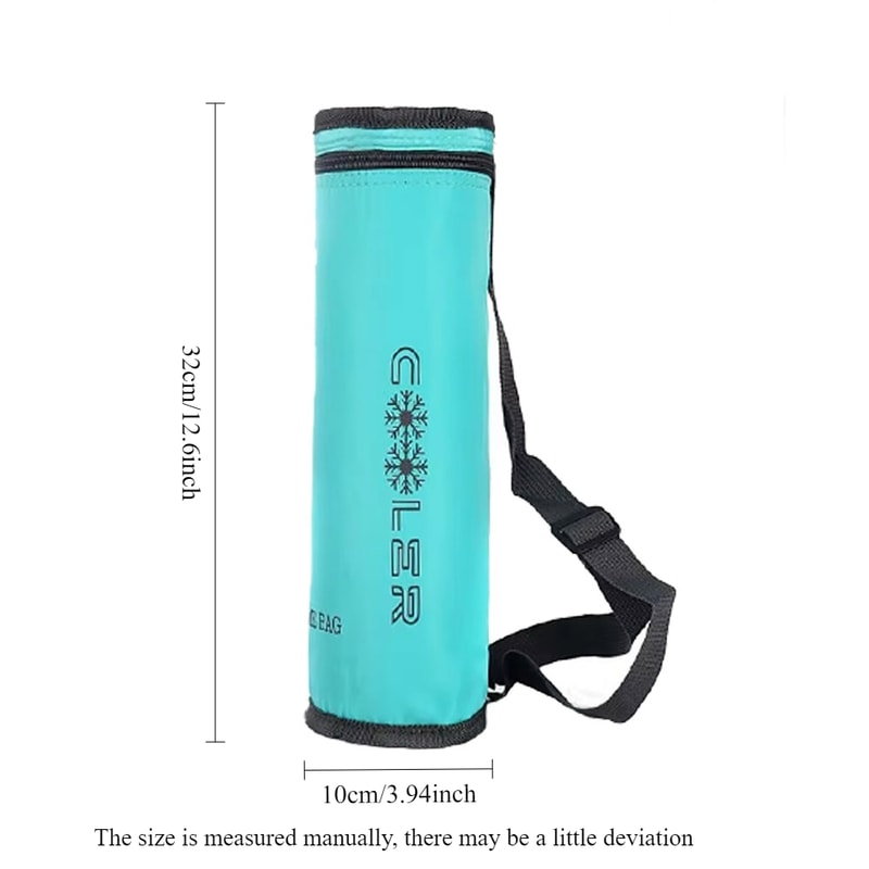 Insulated Water Bottle Bag Portable Bottle Cooler Carrier for Travel and Outdoor Use
