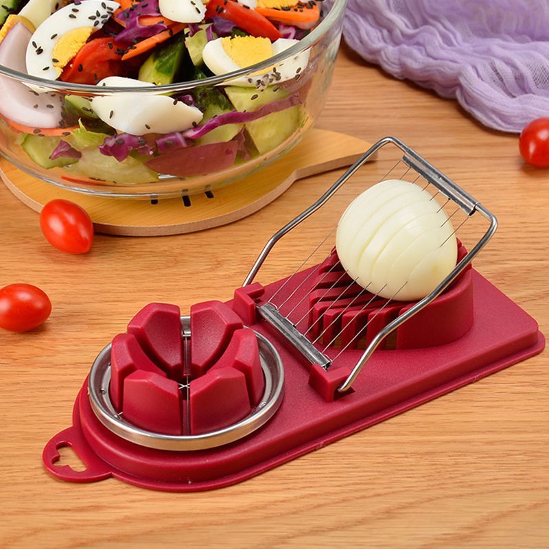 Multifunction Egg Slicer Stainless Steel Cutter For Eggs Meat And Fruits 2