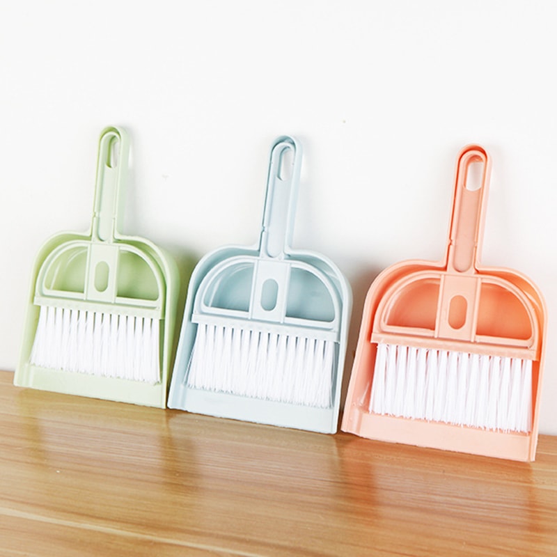 Small Pet Cleaning Set Mini Dustpan Broom For Guinea Pig Rabbit Cage 5