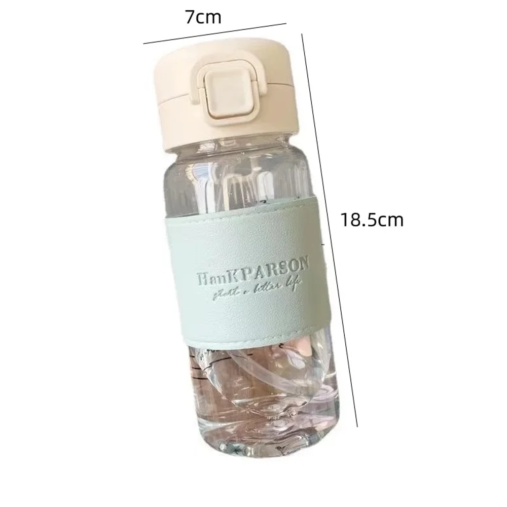 Portable Water Bottle with Straw Leak Proof Travel Drink Bottle
