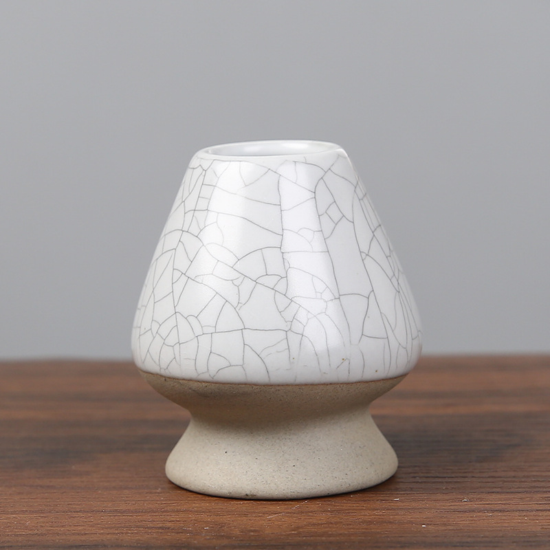 Ceramic Matcha Whisk Holder Stand Japanese Matcha Whisk Holder For Bamboo Chasen Care 4