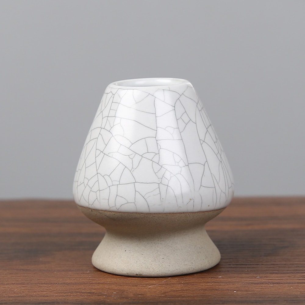 Ceramic Matcha Whisk Holder Stand Japanese Matcha Whisk Holder For Bamboo Chasen Care 8