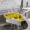 Stainless Steel Triangle Sink Drain Basket With Suction Cup Kitchen Organizer Rack 0