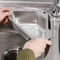 Stainless Steel Triangle Sink Drain Basket With Suction Cup Kitchen Organizer Rack 2
