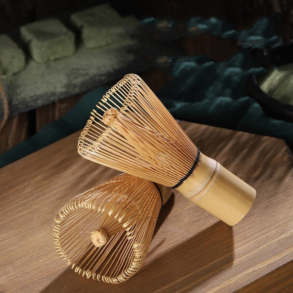 Japanese Matcha Tea Set Bamboo Whisk Kit with Chasen Chashaku Authentic Ceremony Tools