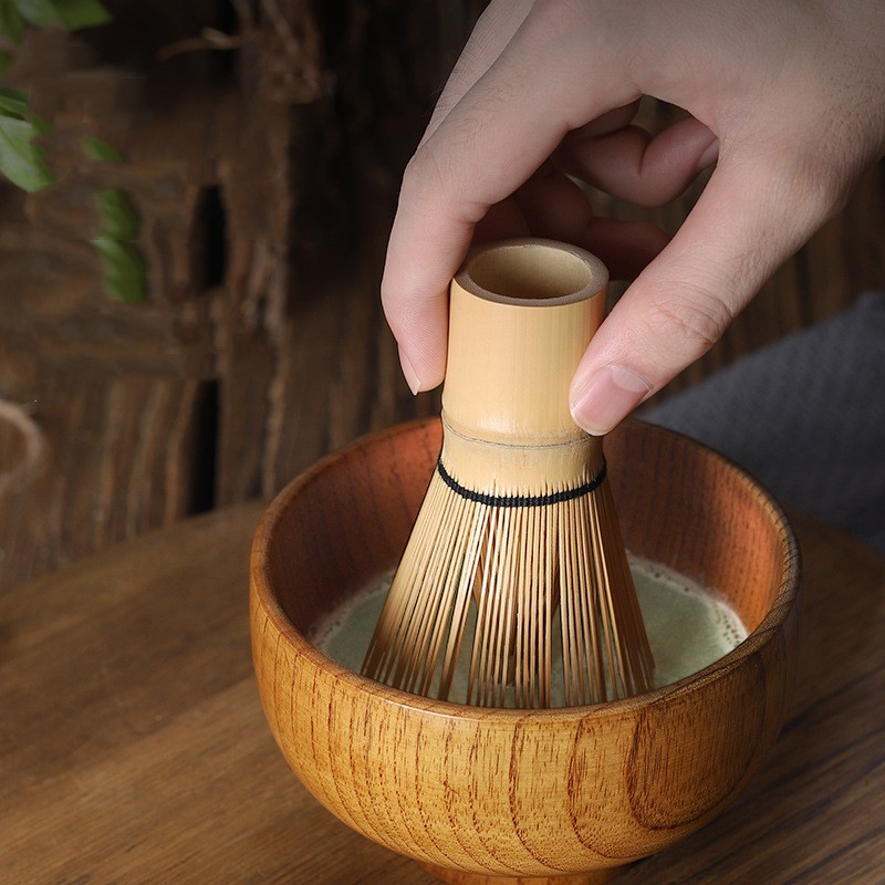 Japanese Matcha Tea Set Bamboo Whisk Kit with Chasen Chashaku Authentic Ceremony Tools
