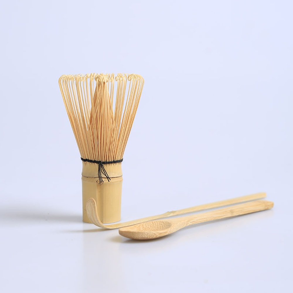Japanese Matcha Tea Set Bamboo Whisk Kit with Chasen Chashaku Authentic Ceremony Tools