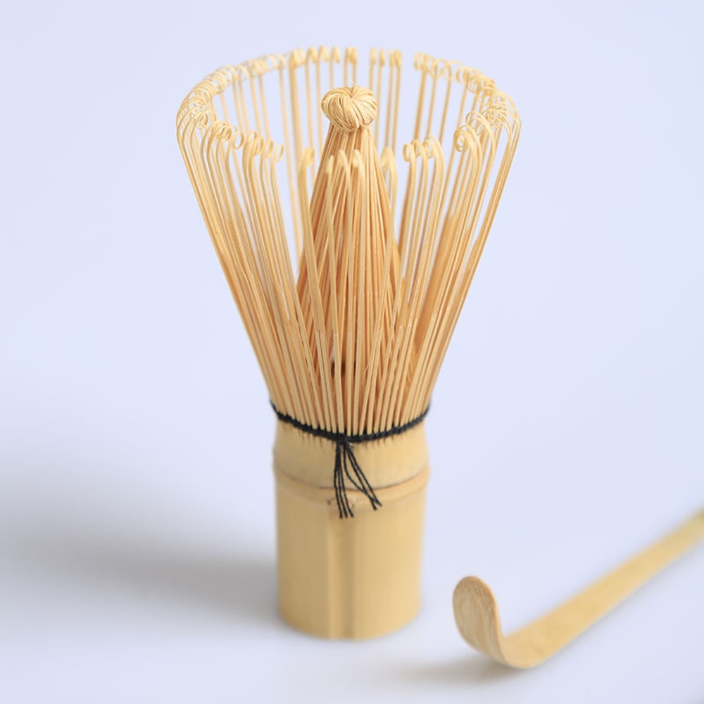 Japanese Matcha Tea Set Bamboo Whisk Kit with Chasen Chashaku Authentic Ceremony Tools