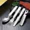 Portable Camping Cutlery Set Stainless Steel Multifunctional Fork Spoon Knife Combo