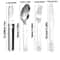 Portable Camping Cutlery Set Stainless Steel Multifunctional Fork Spoon Knife Combo