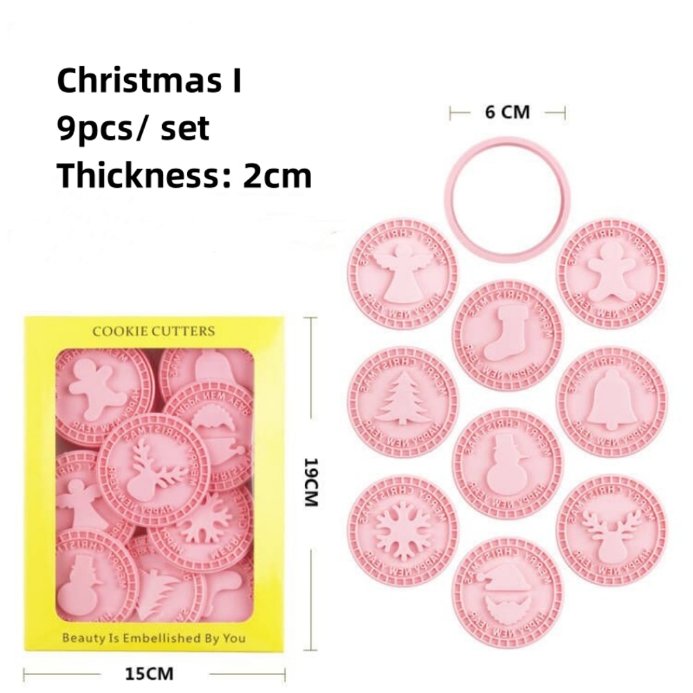 Christmas Cookie Cutters Set for Festive Baking Fun