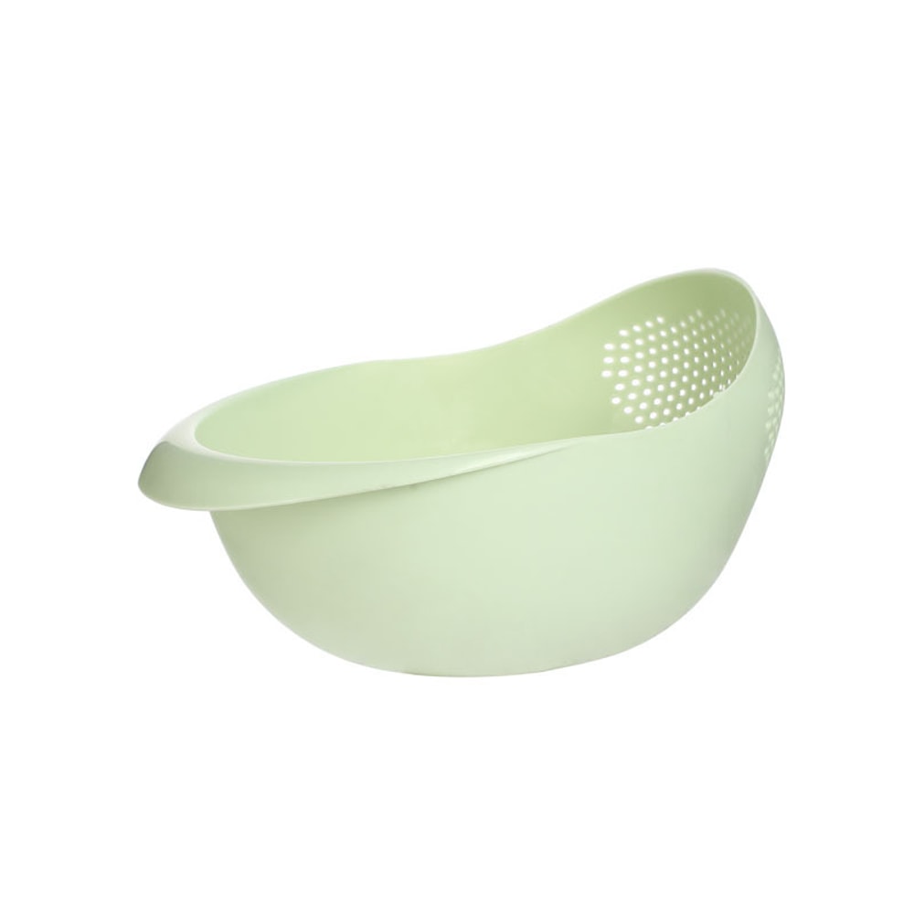 Multi Use Rice Washing Bowl With Drain Holes Durable Kitchen Colander For Fruits Veggies 6